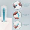 12-Pack Silicone Hard Contact Lens Remover Tools Hard Scleral Lens Applicator with Suction Cup Grip(Blue) view 4