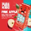 PURA Kids Box | Pink Apple Fruit extract infused Drink for kids | 8g Pure Cane Sugar | Non-GMO | Vegan, No Artificial Sweeteners | Best Lunchbox Beverage with Paper Straw | 6.76 fl oz (200ml), Pack of 24 view 2