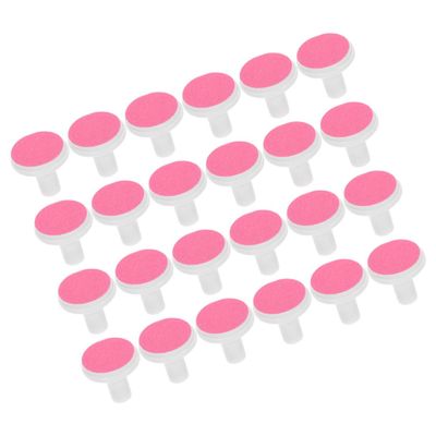 CALLARON 24pcs Electric Nail Trimmer Pads Replacement Nail Grinding Heads for Boy Girl Fingernail Buffer Bulk