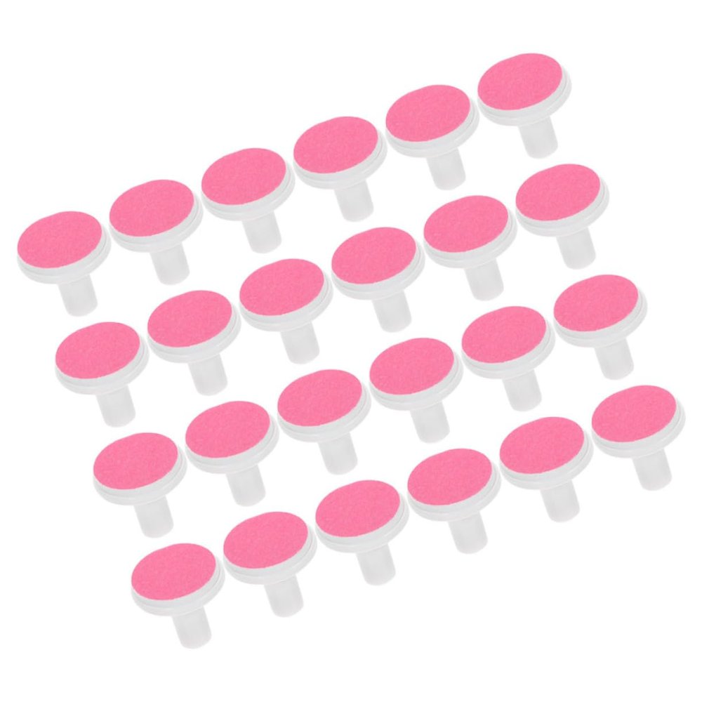 CALLARON 24pcs Electric Nail Trimmer Pads Replacement Nail Grinding Heads for Boy Girl Fingernail Buffer Bulk