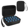 Anglekai 15 Slot Insulin Vial Protector Holder, Insulin Fridge Holder Bottle Storage Case for 10 ml Vial Organizer Box with Zipper view 1