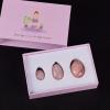 VIYOLI Gouache Stone Massage Ball Yoni Egg Set Natural Rose Quartz Kegel Exercise Jade Egg Muscle Tighten Jade Massager-White Turquoise view 2