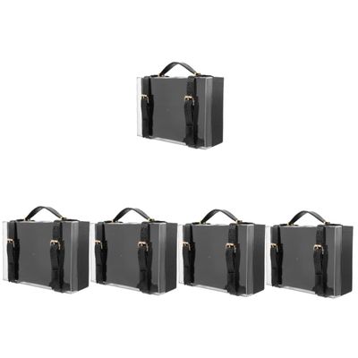ABOOFAN 5pcs Box Box Acrylic Wedding Present Packaging for Bridesmaid Thank You Small Lids Storage for Christmas