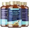 AREDS 2 Eye Vitamins and Mineral Bilberry Extract Omega-3, Eye Vitamin for Seniors Macular Health and Dry Eye, Eye Vitamins Lutein and Zeaxanthin Support Eye Strain & Hydration (120 Capsules) view 1