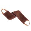 PartyKindom 1pc Back Beautify Tool Brown Body Lotion Wiping Belt for Self Tanning Sunscreen Application Lightweight Portable Back Rub Towel for Shower Spa Travel Daily Use view 1