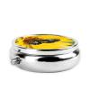 Yellow Sunflowers with Red Butterfly Mini Portable Medicine Box 3 Packing Travel Portable Medicine Box view 4