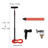 Extendable Water Fed Solar Panel Cleaner, Water Fed Telescopic Brush 5.4m | 55cm Brush, Telescopic Hydrocleaner for Cleaning Photovoltaic and Solar Panels Black view 2