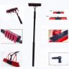 Extendable Water Fed Solar Panel Cleaner, Water Fed Telescopic Brush 5.4m | 55cm Brush, Telescopic Hydrocleaner for Cleaning Photovoltaic and Solar Panels Black view 4