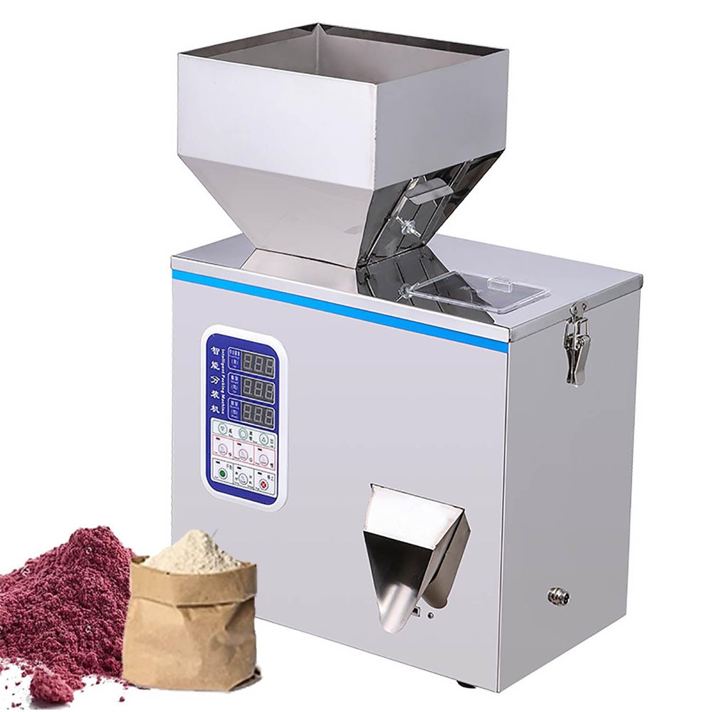 Vdniduir 180W Powder Filling Machine, Powder Subpackage Machine, Quantitative Range 2-120g, Powder Particle Dispense