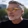 Eyekepper 5-pack Oversized Reading Glasses Square Large Frame Readers for Men and Women - Yellow +2.25 view 2