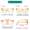 Eyekepper 5-pack Oversized Reading Glasses Square Large Frame Readers for Men and Women - Yellow +2.25 view 3
