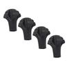 CORHAD 4Pcs Trekking Pole Foot Protectors Skid Covers for Enhanced Stability for Backcountry Activities Snowshoeing and Mountaineering view 1