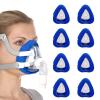 8 Pack CPAP Mask Liners for Full Face CPAP Masks, Ultra-Soft, Silky CPAP Mask Cover Reusable Cushion Mask Cover, One Size Fits Most, Improve Comfort and Reduce Red Marks, Blue view 1