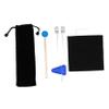 Toddmomy 1set Aluminum Alloy Chakra Tuning Fork Meditation Healing Resonance Tuning Forks Therapy Drumstick Cloth Bag Wrench Cloth Block Random Color view 1