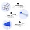 Toddmomy 1set Aluminum Alloy Chakra Tuning Fork Meditation Healing Resonance Tuning Forks Therapy Drumstick Cloth Bag Wrench Cloth Block Random Color view 3
