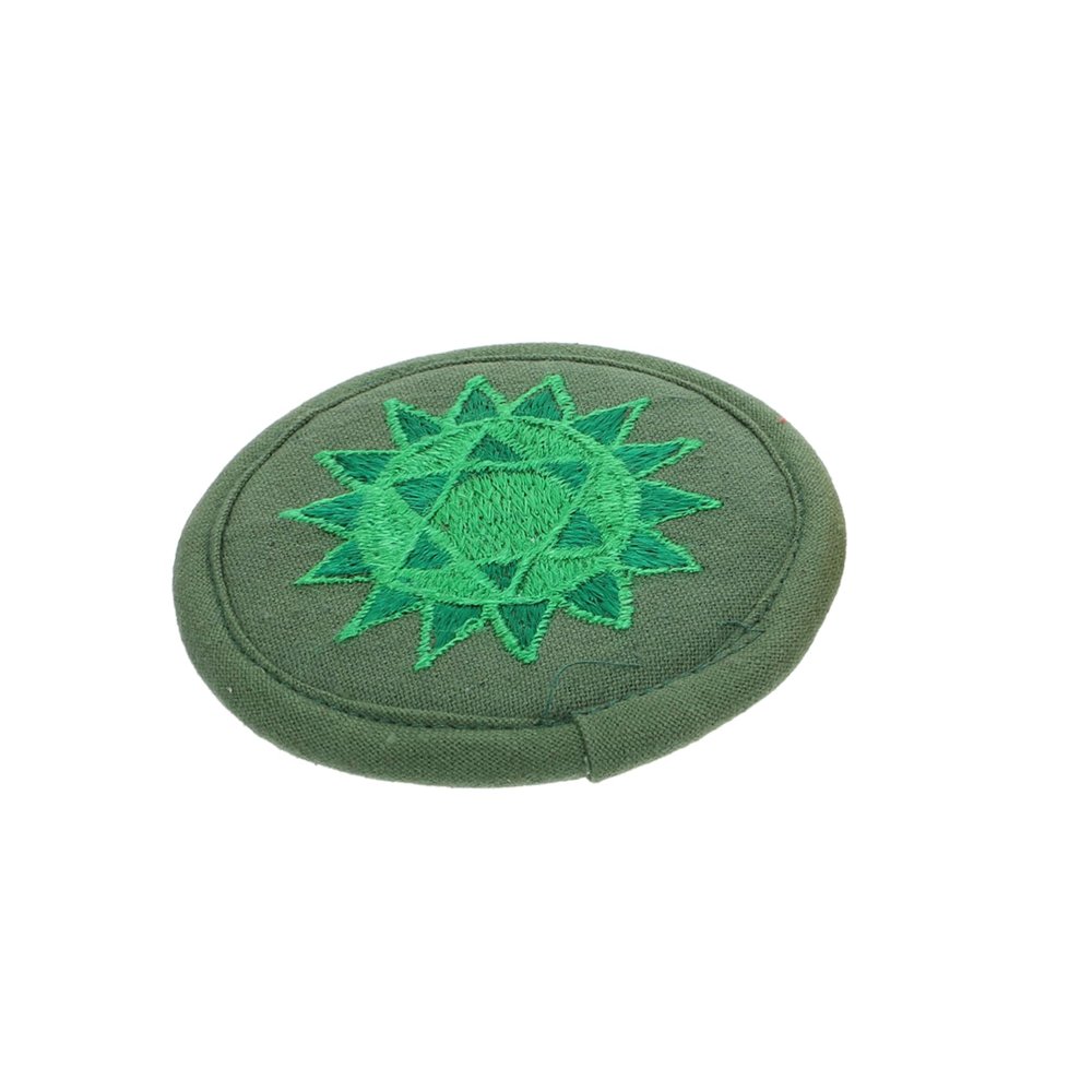 Kisangel Embroidered Buddha Sound Bowl Mat Medium Round Buddhist Cushion for Singing Bowls Lightweight Design for Meditation
