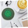 Kisangel Embroidered Buddha Sound Bowl Mat Medium Round Buddhist Cushion for Singing Bowls Lightweight Design for Meditation view 2