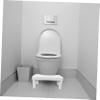 CALLARON Non-Slip Toilet Stool for Adults Portable Bathroom Step Stool for Easy Pooping Adjustable Height Footstool for Boys and Girls and Pregnant Women Suitable for Home and Office Use view 4