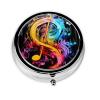 Colorful Music Notes Mini Portable Medicine Box 3 Packing Travel Portable Medicine Box view 2