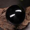 NIBHZ Obsidian Crystal Ball Ornaments Black Obsidian Ball Black Stone Office Living Room Gift Ornaments,Black,130mm view 3