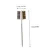 BCOATH 3pcs Kitchen Scrub Brush Double-Headed Cleaning Tool Wire Brush for Drill Lint Cleaner view 2