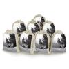 LLUTSNTH Muslin Bags Drawstring Bag Jewelry Pouch Howling Wolf Drawstring Pouch Gift Pouches Reusable Sachet Bag Cloth Bags for Party Wedding Home Storage Natural Color 8pcs view 1
