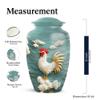 KARYLIZ Chicken Urns Keep Sakes - Urns For Human Ashes Adult Female - Mini Urn For Human Ashes Set - Cremation Urn For Human Ashes - Funeral Keepsake for Women & Men (Combo 10 Inch & 3 Inch, Set of 5) view 2