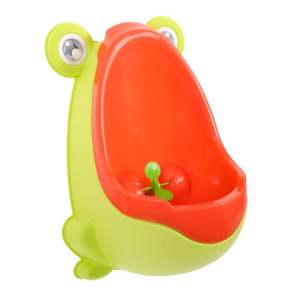 Beatifufu Boy Girl Frog Shape Potty Training Urinal Wall-Mounted Design for Easy Use Space-Saving for Boys Detachable for Simple Cleaning for Home Potty Training