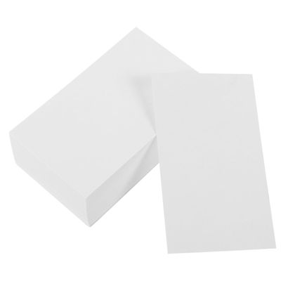 ARTIBETTER 200pcs Diy Blank White Card Paper Index Cards Scratch Paper for Writing Vocabulary