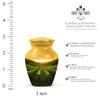 KARYLIZ Natures Golden Embrace Urns for Human Ashes - Urn for Ashes Adult Male Female - Large Cremation Urn for Men & Women - Small Urns for Human Ash Keepsake (1 Large, 4 Keepsake) view 3