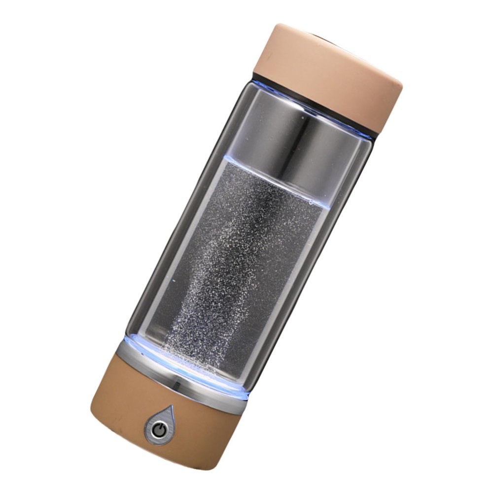 Nawwgy Quick Electrolysis in 3 Minutes Glass Texture for Home Office and Travel Use Convenient Hydrogen-Rich electrolytic Quantum Negative electrolytic Cup Charging Smart Office Gym Health Cup Gift