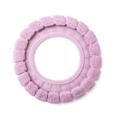 PRETYZOOM 2pcs Warm Thick O-Shaped Toilet Seat Cover Pads Stretchable Washable Soft