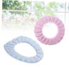 PRETYZOOM 2pcs Warm Thick O-Shaped Toilet Seat Cover Pads Stretchable Washable Soft view 4