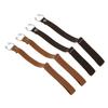 NOLITOY 2pairs Detachable Anti-slip Shoe Straps for Heels Stretchy Bands Deep Brown Light Brown Easy to Clean Comfortable Fit for Loose Shoes view 1