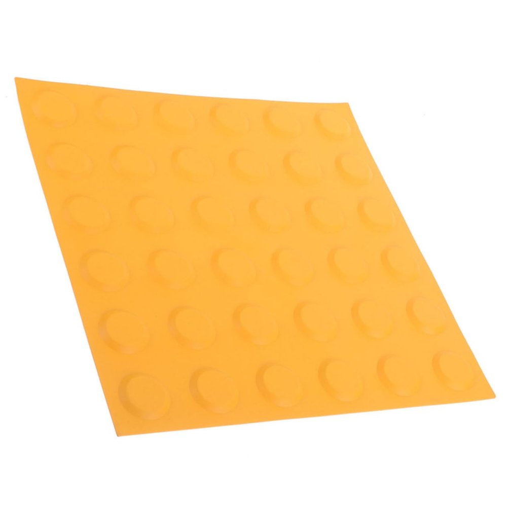 Cabilock Blind Brick Paver Tiles 12-Pack Tactile Pathway Markers for Safety Ground Indoor Outdoor Use Braille Flooring for Visually Impaired