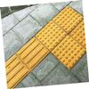 Cabilock Blind Brick Paver Tiles 12-Pack Tactile Pathway Markers for Safety Ground Indoor Outdoor Use Braille Flooring for Visually Impaired view 3