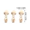 MINAOLULUS 10pcs Metal Heart Shaped Zipper Pulls for Luggage Fashion Bag Zipper Supplies view 2