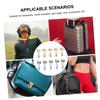 MINAOLULUS 10pcs Metal Heart Shaped Zipper Pulls for Luggage Fashion Bag Zipper Supplies view 3
