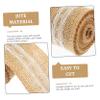 OSALADI 5rolls Jute Lace Ribbon for Crafts Wrapping and Party Decorations for Christmas Weddings and Seasonal Celebrations view 4