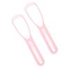 Anneome Tongue Cleaners for Bad Breath 2pcs Tongue Scraper Brush Easy to Use Random Color view 1