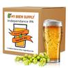 My Brew Supply Independence American IPA Beer Extract Kit | Golden Light Dry Malt Extract | Chinook Pellet Hops & Columbus Pellet Hops | American Ale Yeast | Corn Sugar | Priming Sugar | Bottle Caps | 5 Gallon Yield view 1