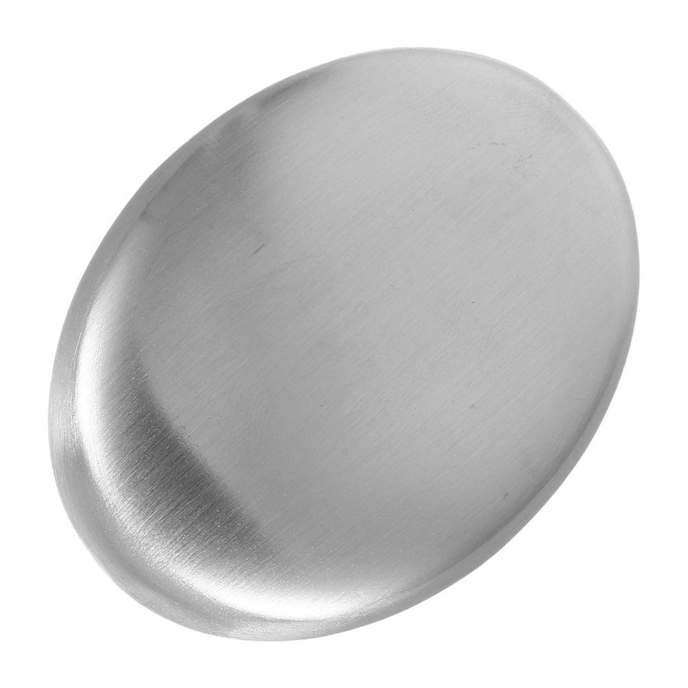 Alipis Metal Odor Absorber Soap Stainless Steel Soap Bar for Hand Cleaning and Dishwasher Safe
