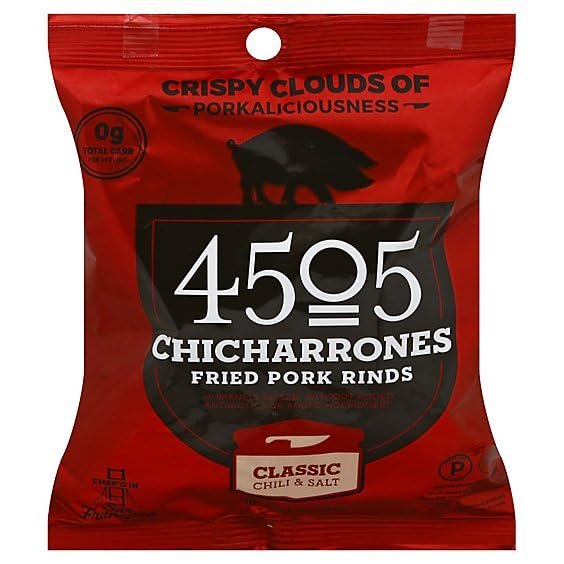 4505 Meats Chicharrones Chile Salt 1 oz (Pack of 12)