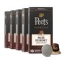 Peet's Coffee, Dark Roast Espresso Capsules, Compatible with Nespresso Original Machines, 100% Arabica Coffee - Major Dickason's Blend Intensity 11, 50 Count (5 Boxes of 10 Espresso Capsules) view 1