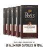 Peet's Coffee, Dark Roast Espresso Capsules, Compatible with Nespresso Original Machines, 100% Arabica Coffee - Major Dickason's Blend Intensity 11, 50 Count (5 Boxes of 10 Espresso Capsules) view 2