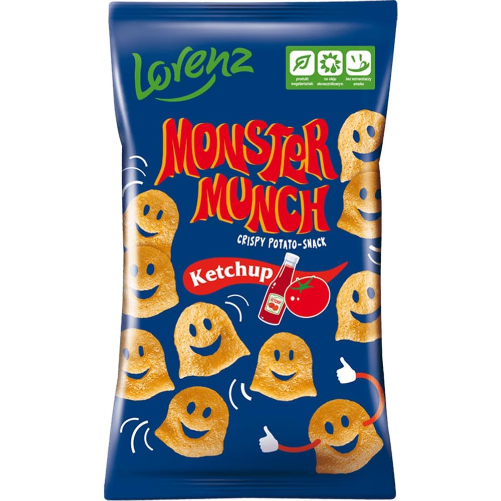 Lorenz Monster Munch (3 - PACK, Ketchup)