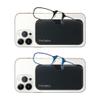Always With You by ThinOptics 2-Pack Readers with Pod Case - Armless On-Nose Reading Glasses - Slim Case Attaches to Phone - Black, Blue 2.50x view 1