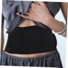 FOYTOKI Warm Adjustable Waist Protector Belt Thermal Support for Back and Abdomen Skin-friendly for Men and Women Black s view 3
