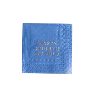 Happy Fourth of July Paper Napkins