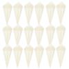 Cabilock 100pcs Wooden Egg Roll Container Realistic Rolled Party Cone for Small Charcuterie Cones Ice Cream Large Dessert Shaped and Kids from Ice Cone Cups Cone Holders for Party view 1